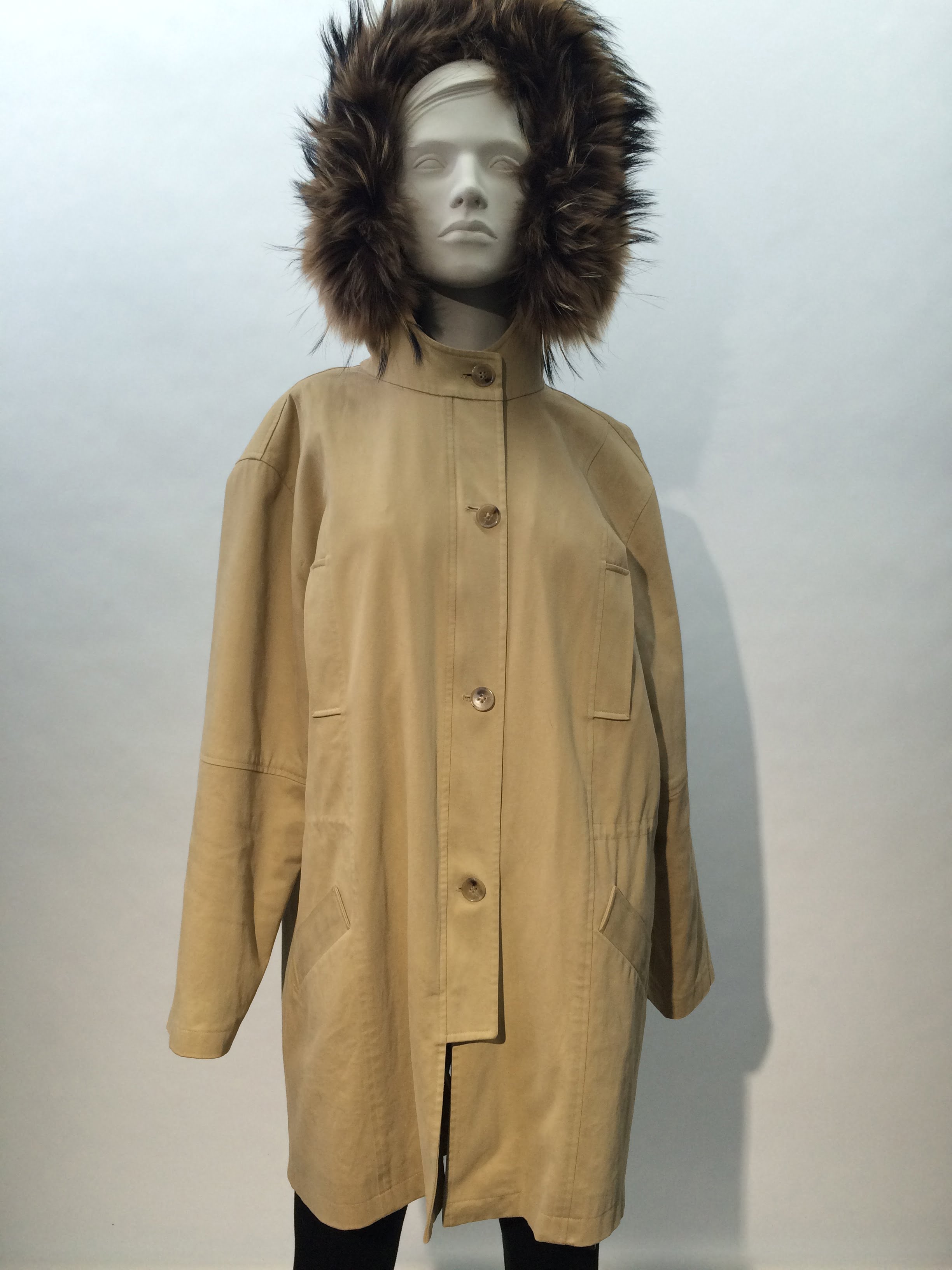 Manteau 3/4 en coton brossé doublure détachable avec capuchon – 6968 –  Samuel Manteaux 1958