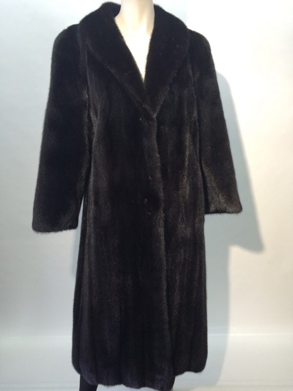 Samuel Fourrures - Mink coat male dark - 7063 - Fur