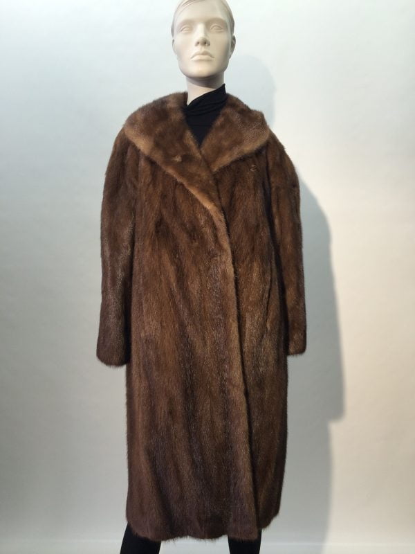 Samuel Fourrures - Half-buff mink coats with 2 hats - 7072 - Dress