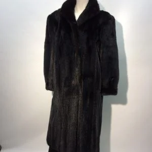 Samuel Fourrures - Manteau de vison foncé - 7157 - Manteau