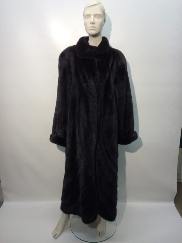Samuel Fourrures - Male mink coat dark - 7329 -
