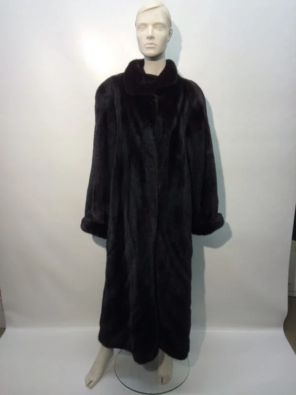 Samuel Fourrures - Male mink coat dark - 7329 -