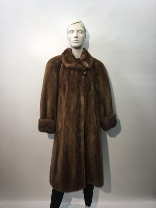 Samuel Fourrures - Female mink half-buff coat - 7432 - Product design