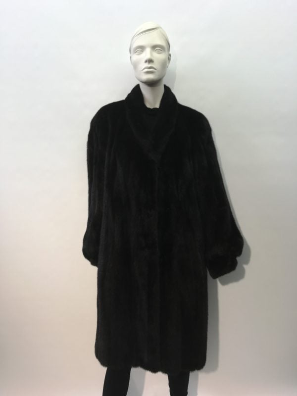 Samuel Fourrures - Male mink ranch coat - 7444 - Black M