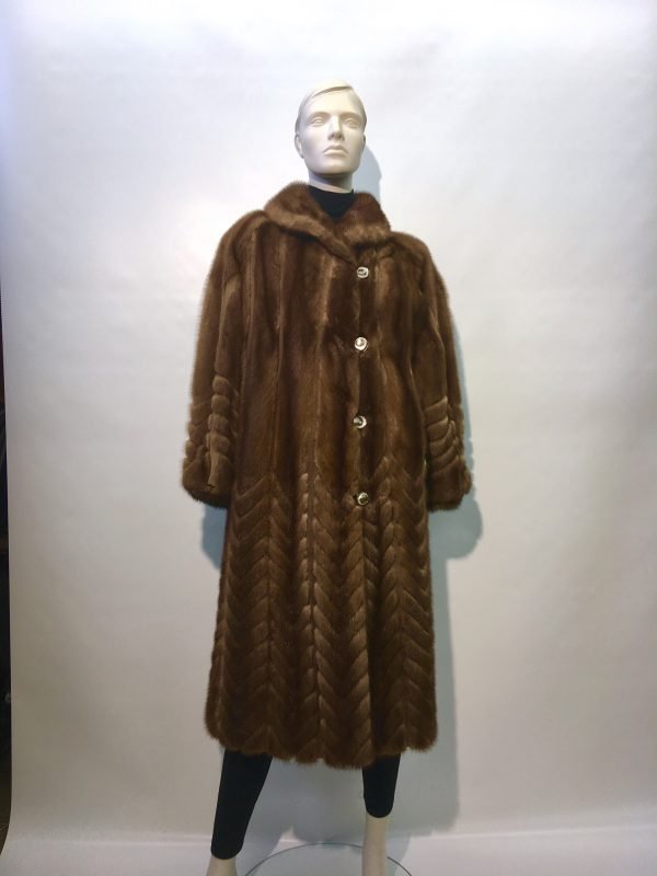 Samuel Fourrures - HALF-BUFF VISION COAT IN GOAT - 7543 - Dress