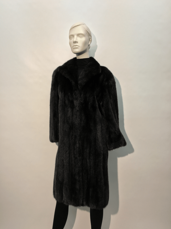 Samuel Fourrures - Black mink coat - 7629 - Fur
