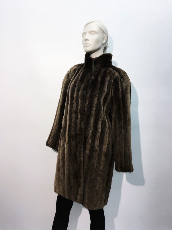 Samuel Fourrures - Natural shaved beaver coat - 7694 - Coat