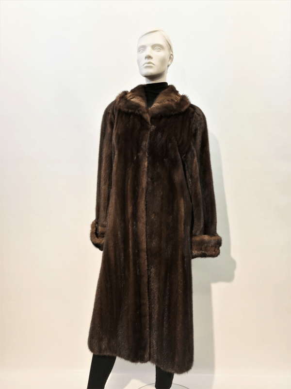Samuel Fourrures - Natural mink half-buff coat ( female ) - 7777 - Dress