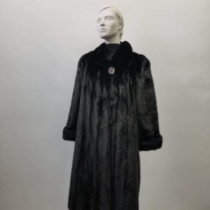 Samuel Fourrures - Manteau de vison noir - 8162 - Robe