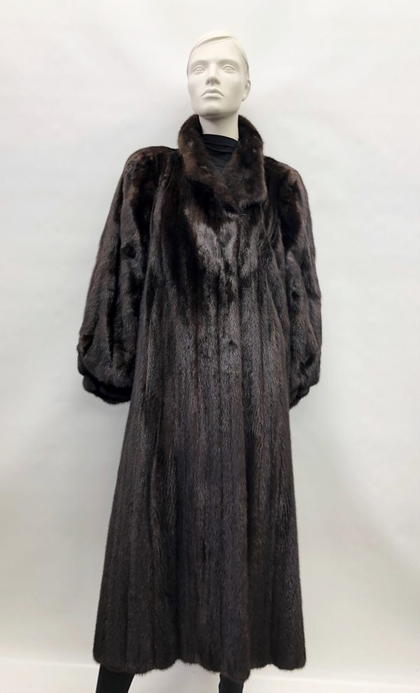 Samuel Fourrures - Natural female ranch mink coat - 8188 - Fur