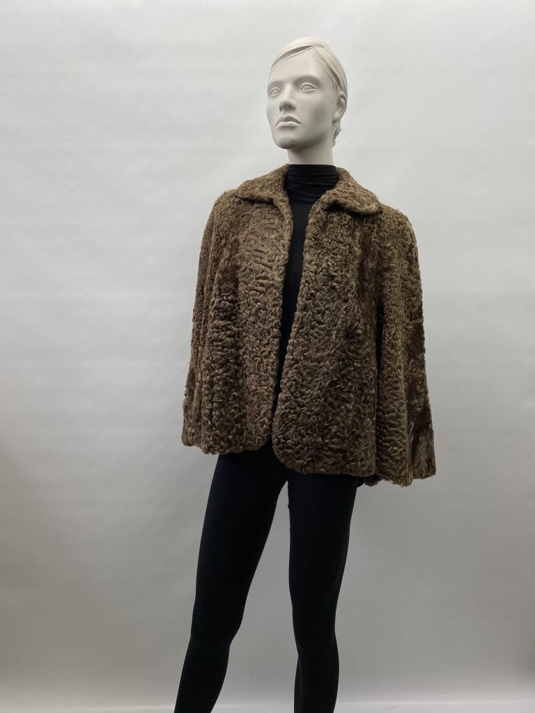 Cape de mouton de perse taupe - 8319