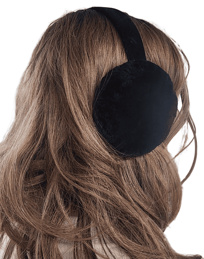 Recycled fur earmuffs
