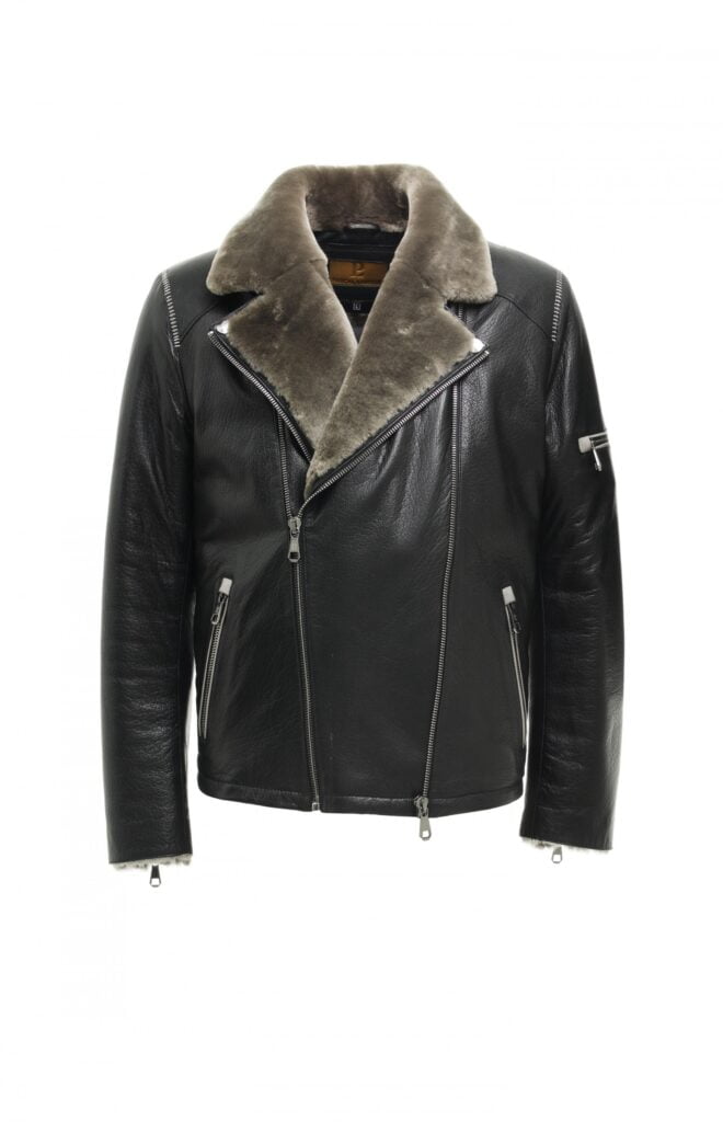pascal labelle black leather jacket