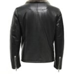 blouson cuir pascal labelle noir dos