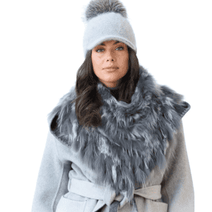 Collet FURLUX en triangle en renard et lapin