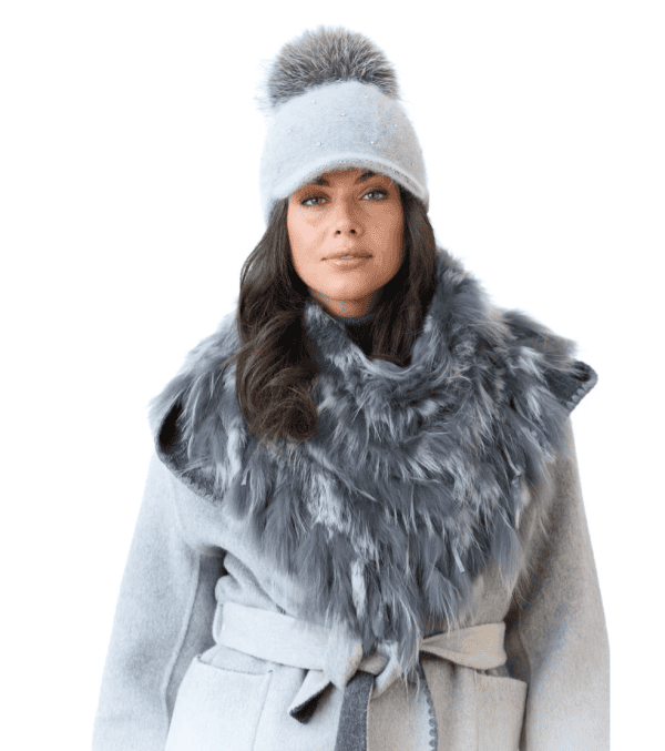 Collet FURLUX en triangle en renard et lapin