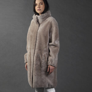 manteau d'agneau retourné style dama de pell xavier (copie)