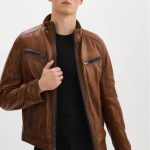 gunnar regency-style leather jacket