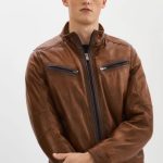 gunnar regency-style leather jacket