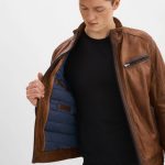gunnar regency-style leather jacket