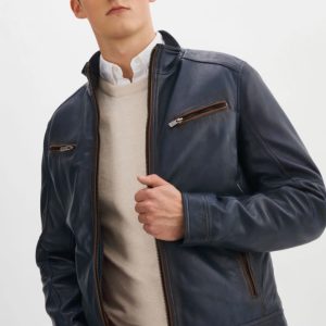 gunnar regency-style leather jacket