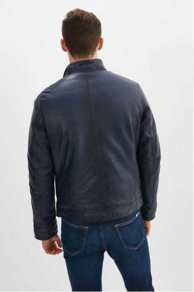 gunnar regency-style leather jacket