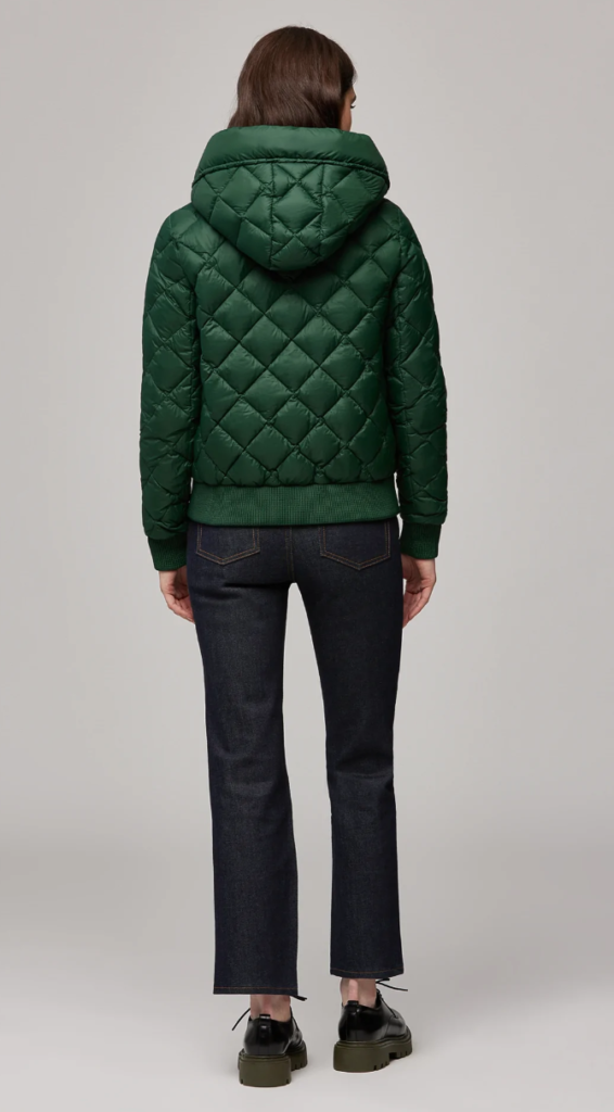 soia & kyo senna-style quilted bomber