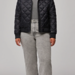 soia & kyo senna-style quilted bomber