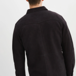 gem regency style goatskin suede overshirt
