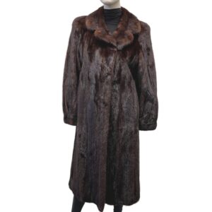manteau de vison brun 8437