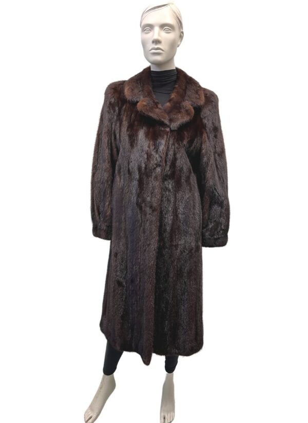 brown mink coat 8437