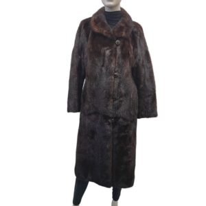 manteau de vison brun 8449