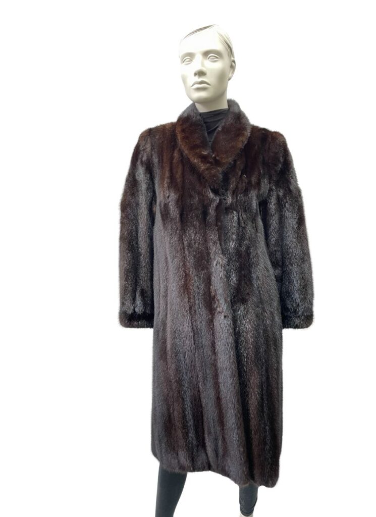 manteau de vison lavande rasé avec fleurs 991679