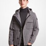 micheal kors woven anorak