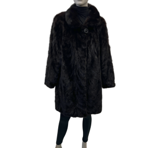 dark mink paw coat 8570