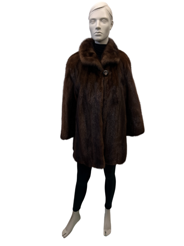 mahogany mink coat 8572