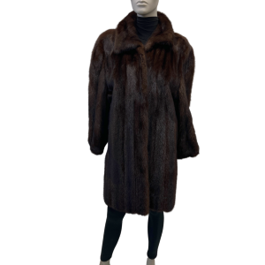 mahogany mink coat 8574