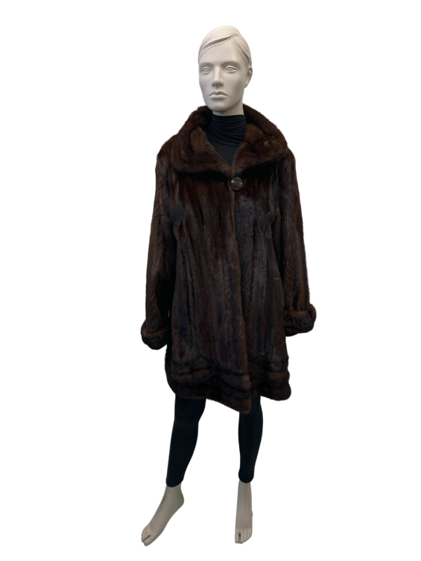 mahogany mink coat 8576