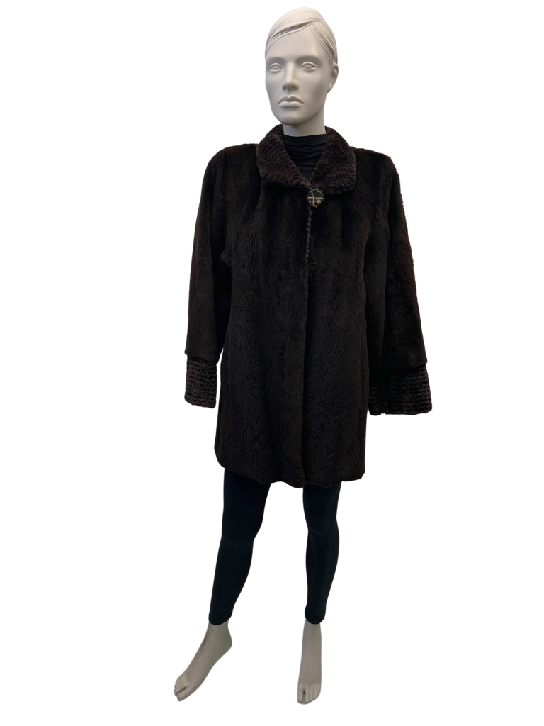 jacket de chat sauvage rasé brun et texture 8578