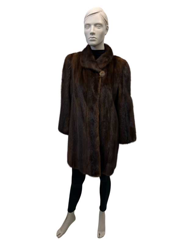 mahogany mink coat 8579