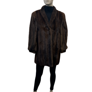heather-dyed mink jacket 8593
