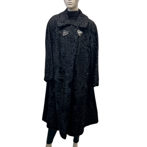 manteau de swakara noir 8601