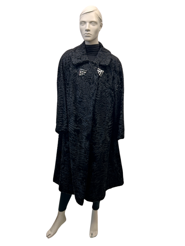 black swakara coat 8601