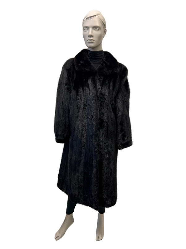 manteau de vison noir 8610