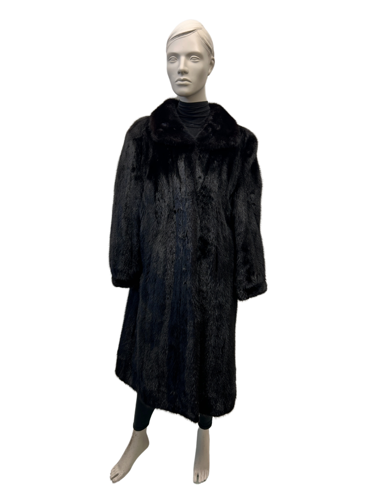 manteau de vison noir 8610