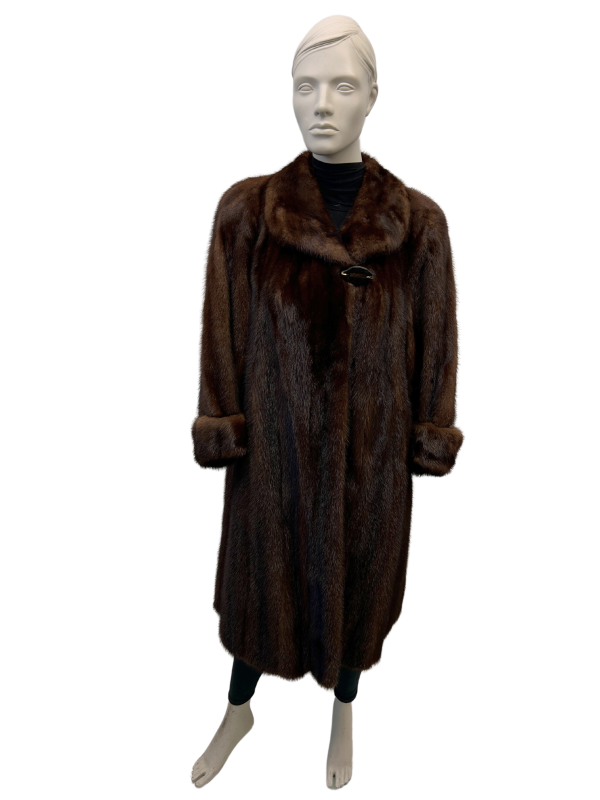mahogany mink coat 8621