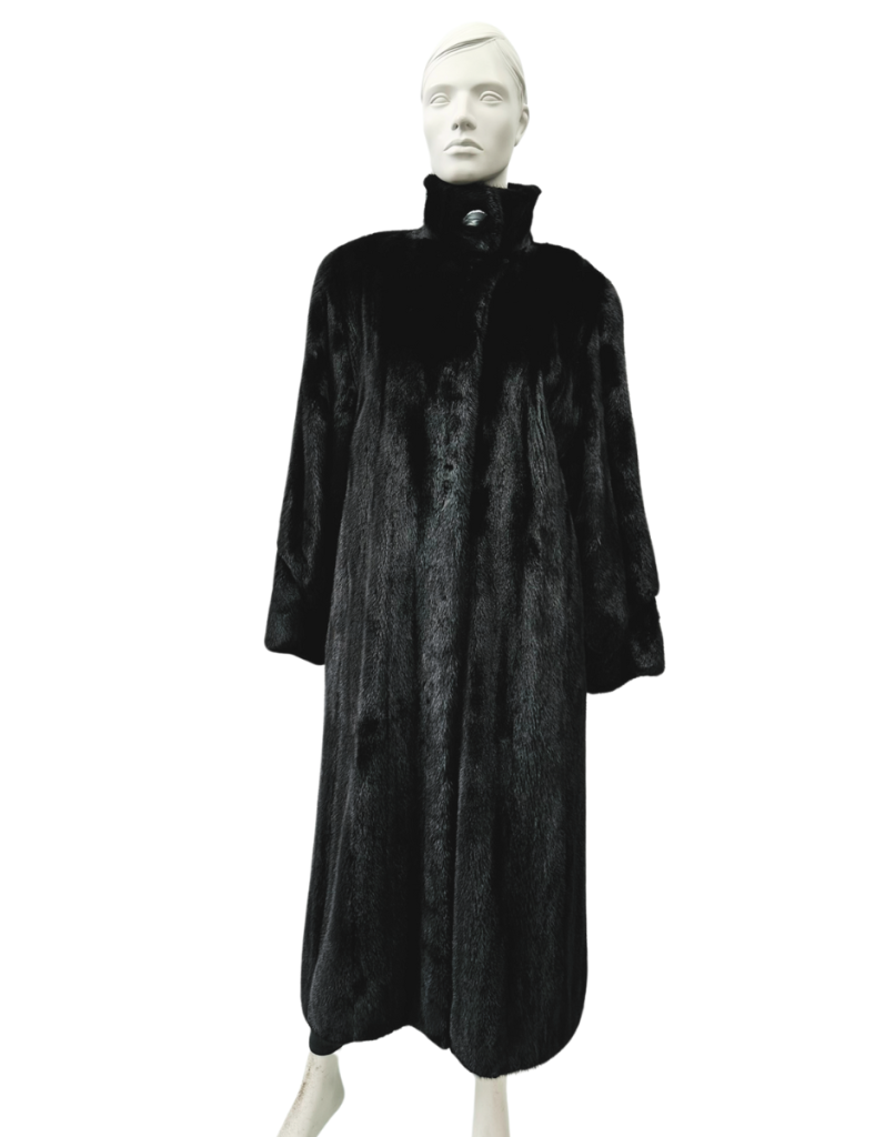 manteau de vison noir 8674