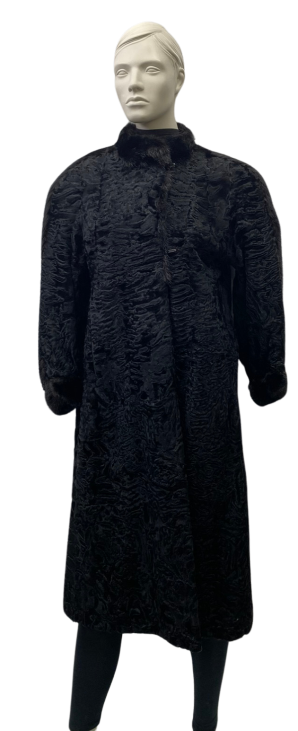 manteau de swakara noir 8700