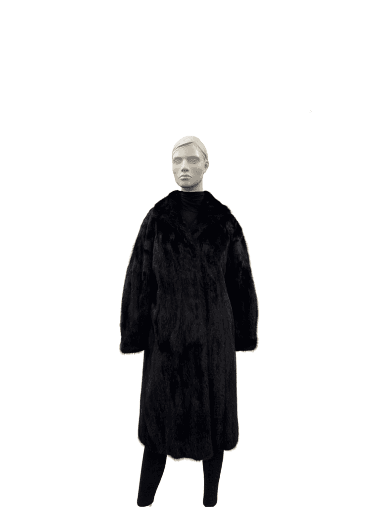 Manteau de vison noir - 8813