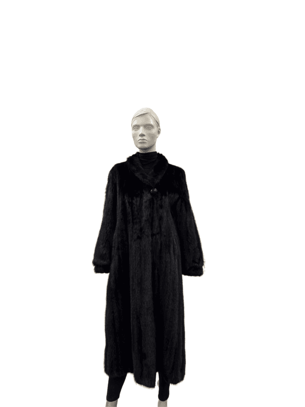 Manteau de vison noir - 8817
